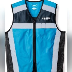 *2 PACK* Amazon DSP/Flex Driver Hi Vis Zip Up Outer Vest M/L